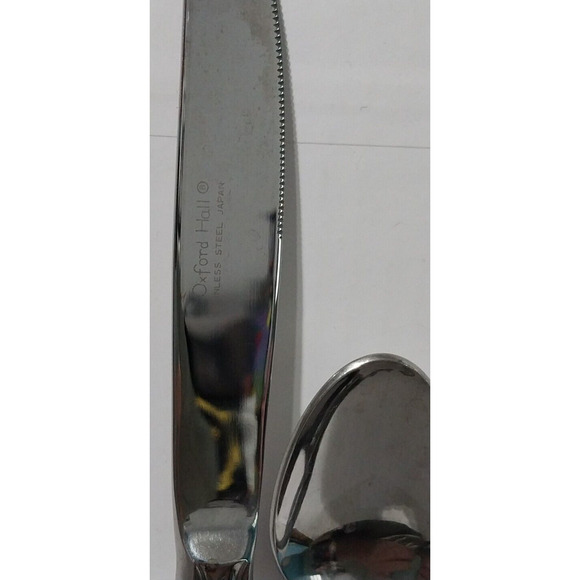 Oxford Hall SUTHERLAND Japan Stainless Flatware 5 Piece Place Setting - Picture 2 of 6